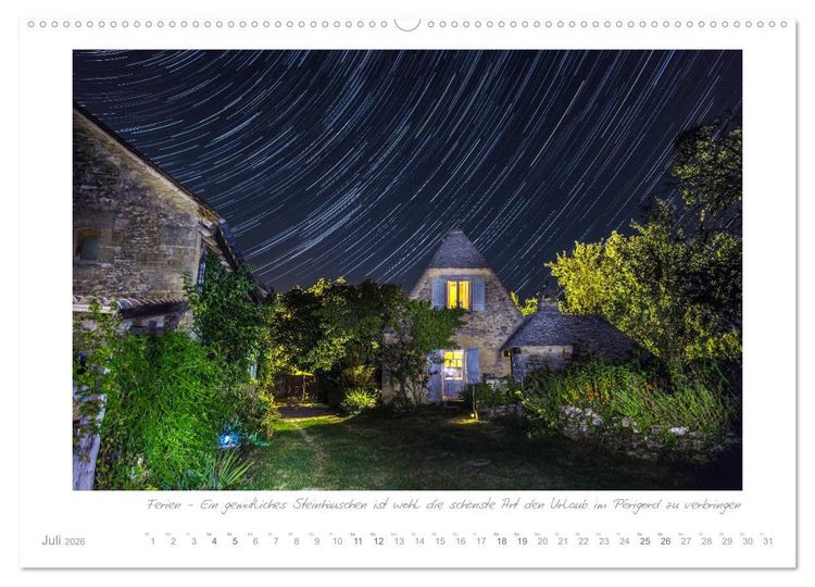 Produktbild: Sehnsucht Perigord - Frankreichs S&uuml;dwesten an der Dordogne (hochwertiger Premium Wandkalender 2026 DIN A2 quer), Kunstdruck in Hochglanz