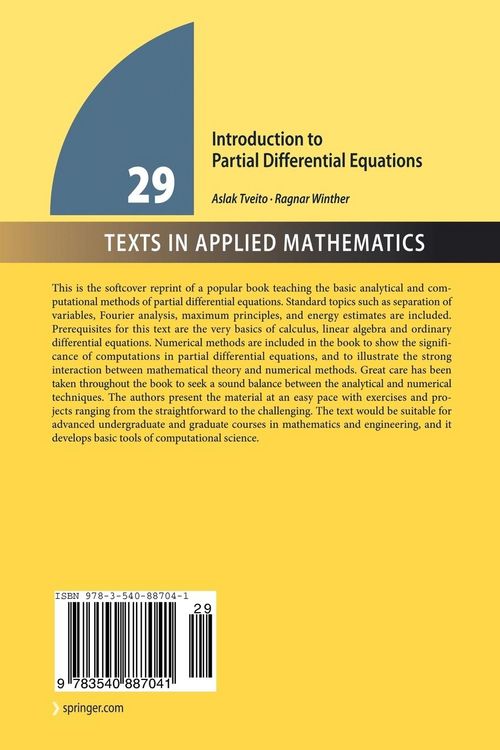 Produktbild: Introduction to Partial Differential Equations