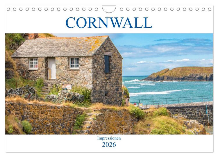 Produktbild: Cornwall Impressionen (Wandkalender 2026 DIN A4 quer), CALVENDO Monatskalender