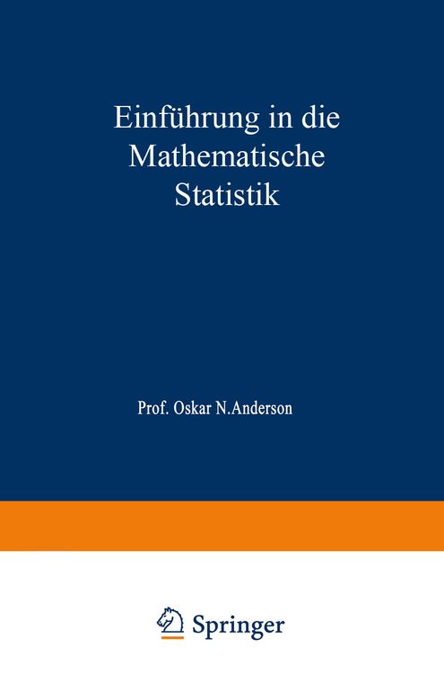 Produktbild: Einf&uuml;hrung in die Mathematische Statistik