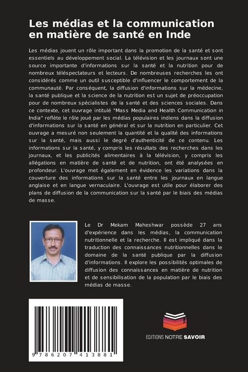 Produktbild: Les m&eacute;dias et la communication en mati&egrave;re de sant&eacute; en Inde