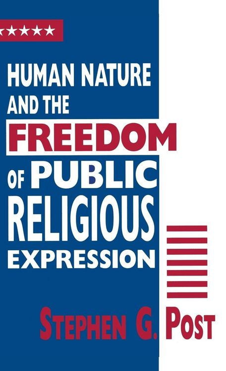 Produktbild: Human Nature and the Freedom of Public Religious Expression