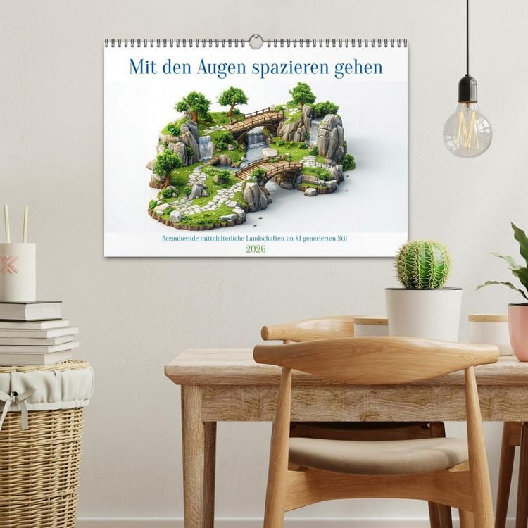 Produktbild: Mit den Augen spazieren gehen (Wandkalender 2026 DIN A3 quer), CALVENDO Monatskalender