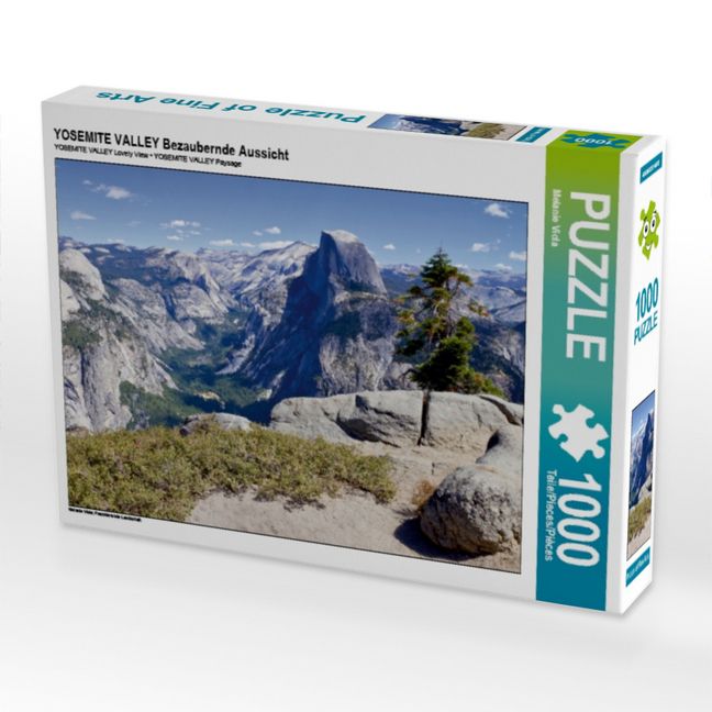 Produktbild: CALVENDO Puzzle YOSEMITE VALLEY Bezaubernde Aussicht | 1000 Teile Lege-Gr&ouml;&szlig;e 64x48cm Foto-Puzzle f&uuml;r gl&uuml;ckliche Stunden