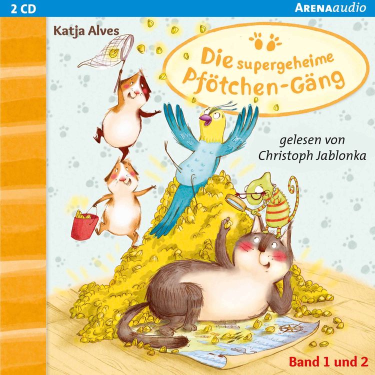 Produktbild: Die supergeheime Pf&ouml;tchen-G&auml;ng (1&2). Zwei-Millionen-K&ouml;rner Schatz. Geheimnisvolle Gl&uuml;ckskatze