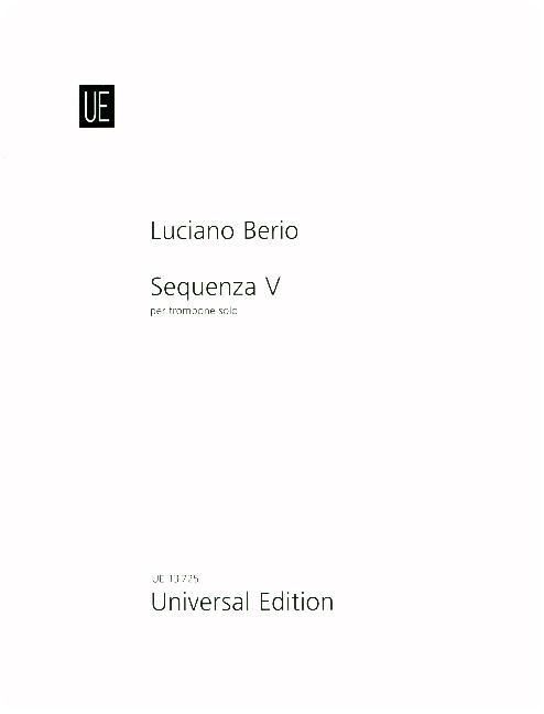 Produktbild: Berio, L: Sequenza V