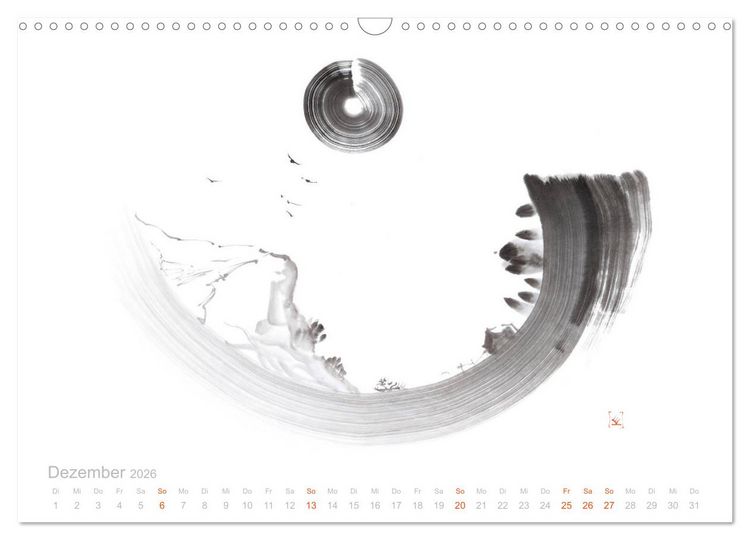 Produktbild: Simply Black and White/ Einfach Schwarz und Weiss - Kunst (Wandkalender 2026 DIN A3 quer), CALVENDO Monatskalender