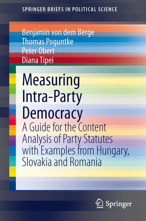 Produktbild: Measuring Intra-Party Democracy
