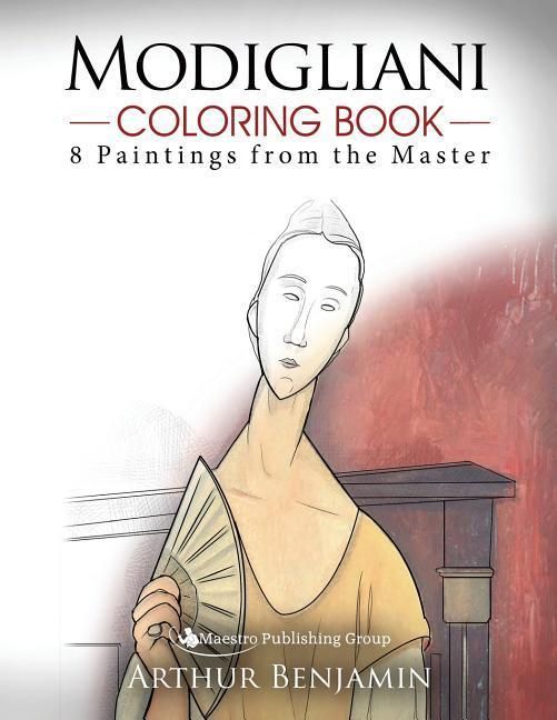 Produktbild: Modigliani Coloring Book: 8 Paintings from the Master