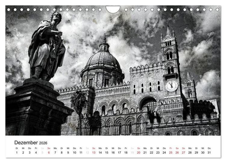 Produktbild: Silberstein portr&auml;tiert Palermo (Wandkalender 2026 DIN A4 quer), CALVENDO Monatskalender