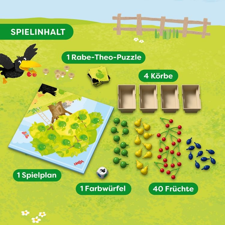 Produktbild: HABA 2013838001 - Obstgarten, W&uuml;rfelspiel