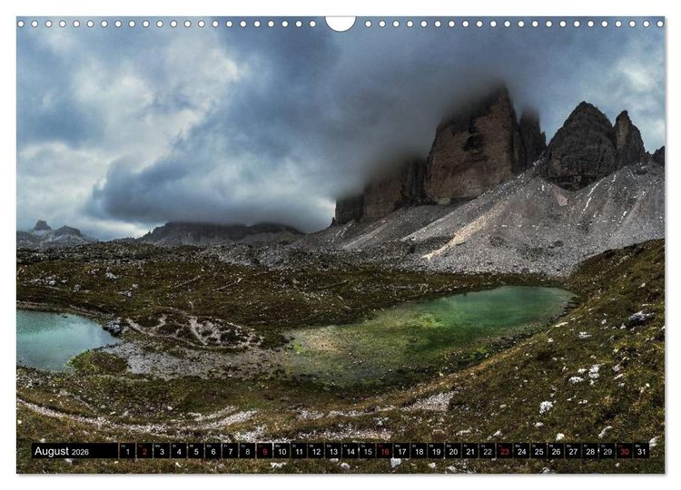 Produktbild: Dolomiten - S&uuml;dtirol (Wandkalender 2026 DIN A3 quer), CALVENDO Monatskalender