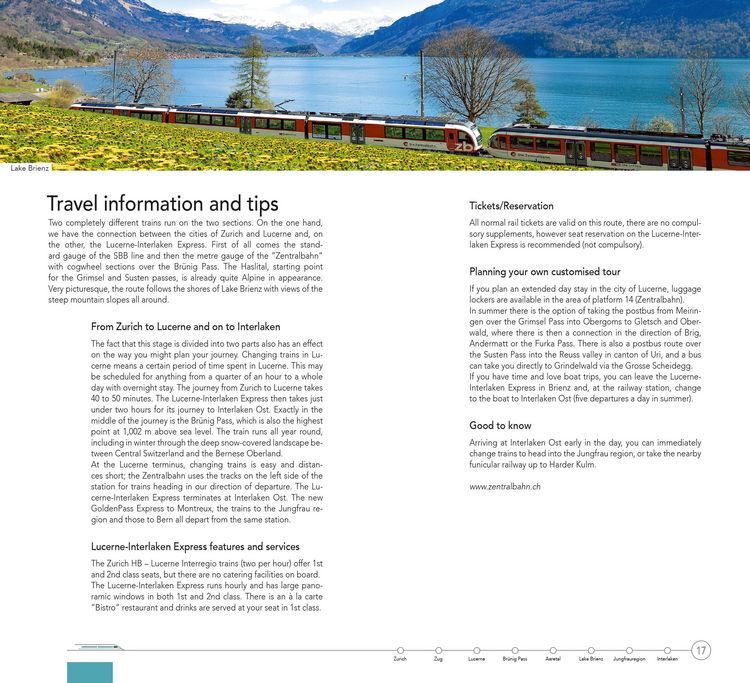Produktbild: Hallwag Reisef&uuml;hrer Grand Train Tour of Switzerland, englische Ausgabe