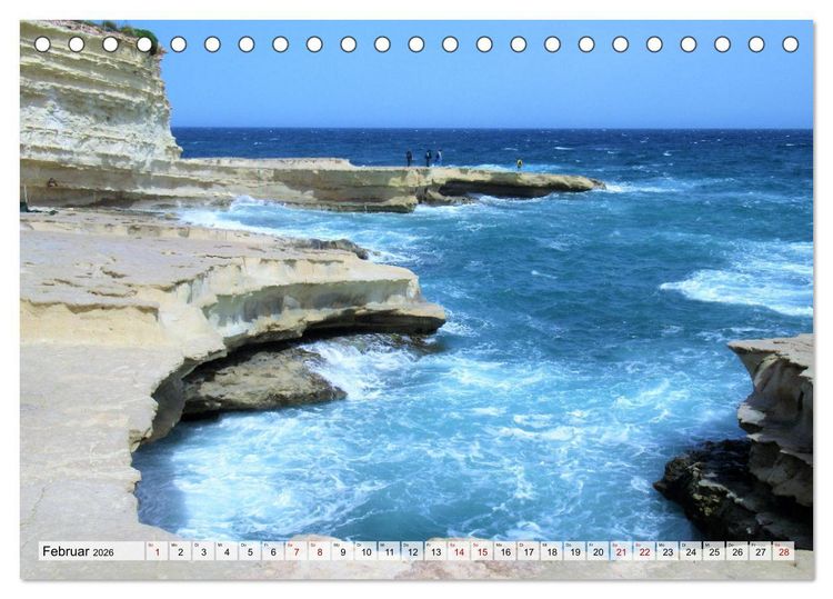 Produktbild: Eine Reise im Mittelmeer (Tischkalender 2026 DIN A5 quer), CALVENDO Monatskalender