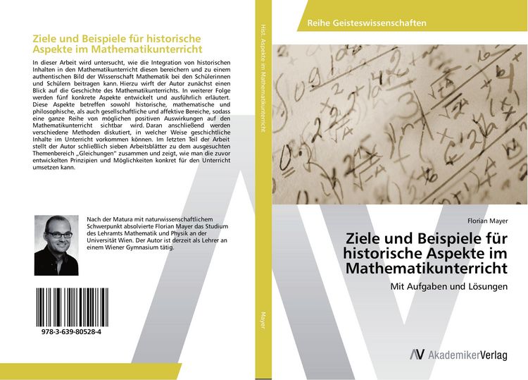 Produktbild: Ziele und Beispiele f&uuml;r historische Aspekte im Mathematikunterricht