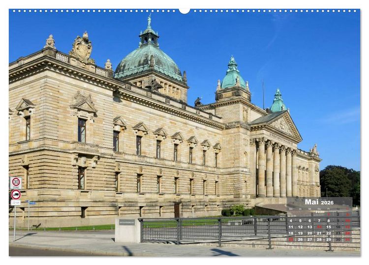 Produktbild: 1000 Jahre Leipzig (1015 - 2026) (Wandkalender 2026 DIN A2 quer), CALVENDO Monatskalender