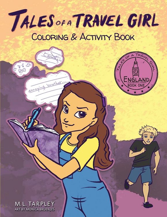 Produktbild: Tales of a Travel Girl Coloring and Activity Book