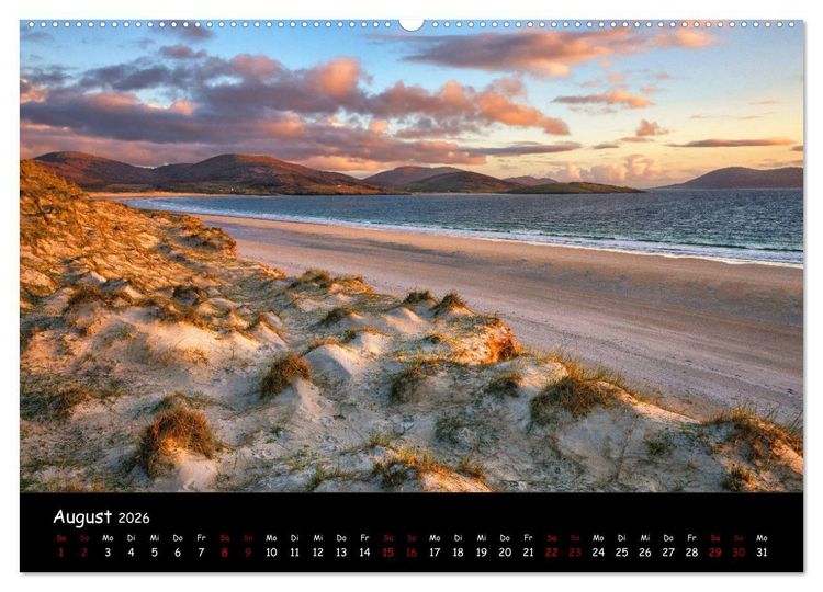 Produktbild: Schottland zum Verlieben (hochwertiger Premium Wandkalender 2026 DIN A2 quer), Kunstdruck in Hochglanz