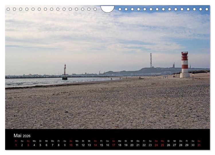 Produktbild: Helgoland - idyllische Nordseeinsel (Wandkalender 2026 DIN A4 quer), CALVENDO Monatskalender