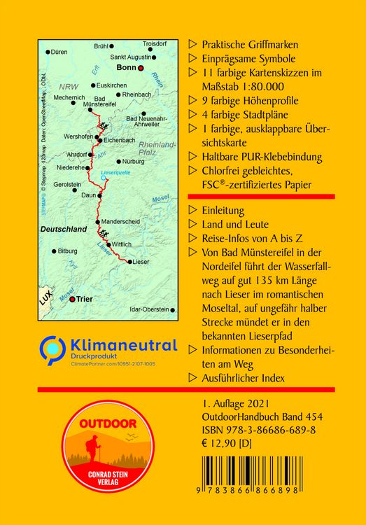 Produktbild: Wasserfallweg mit Lieserpfad von Bad M&uuml;nstereifel nach Lieser