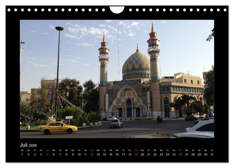 Produktbild: IRAN 2026 (Wandkalender 2026 DIN A4 quer), CALVENDO Monatskalender