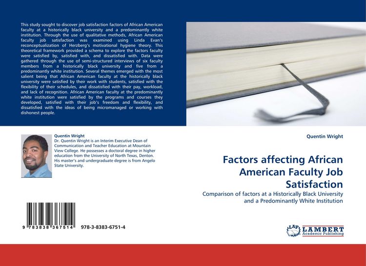 Produktbild: Factors affecting African American Faculty Job Satisfaction