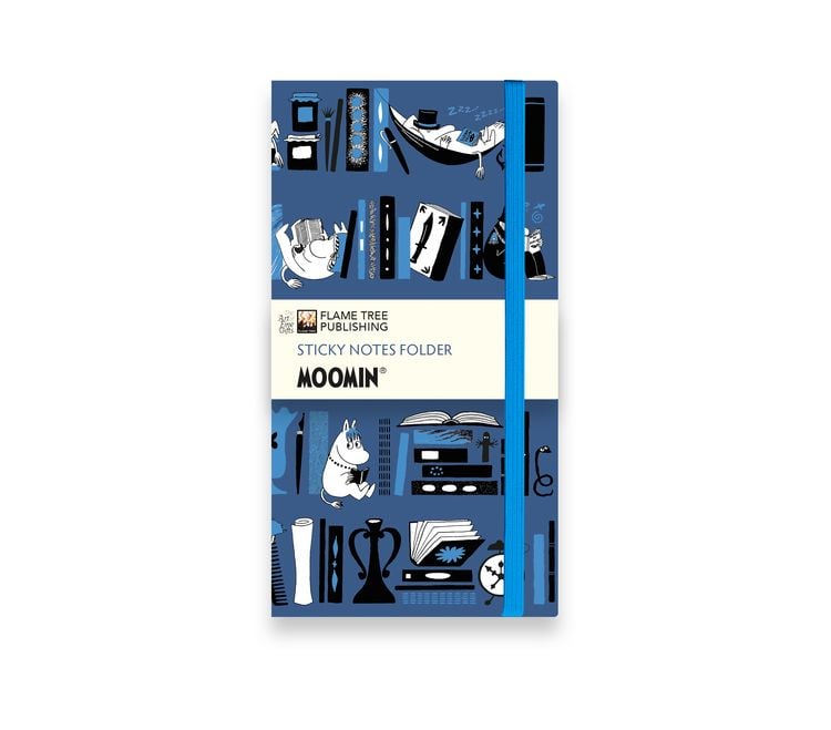 Produktbild: Haftnotizenfolder: Tove Jansson, Mumin B&uuml;cherregal