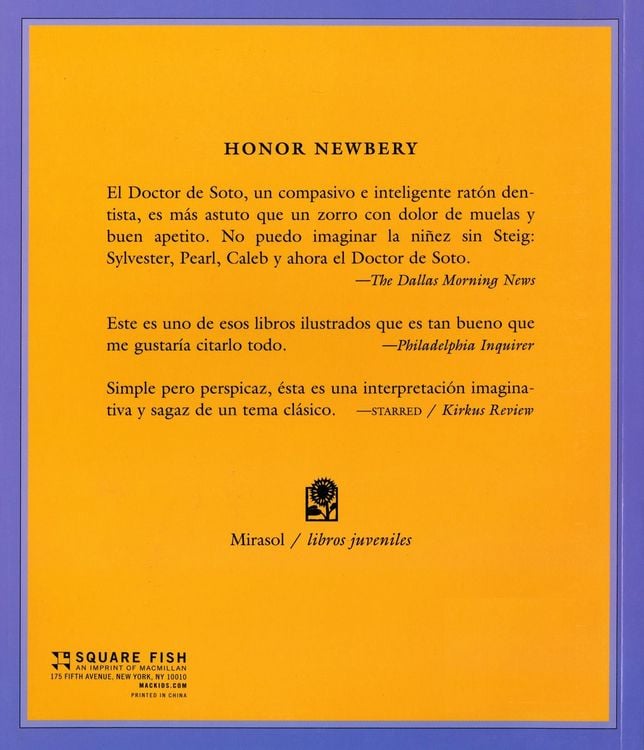 Produktbild: Doctor de Soto (Spanish Edition)