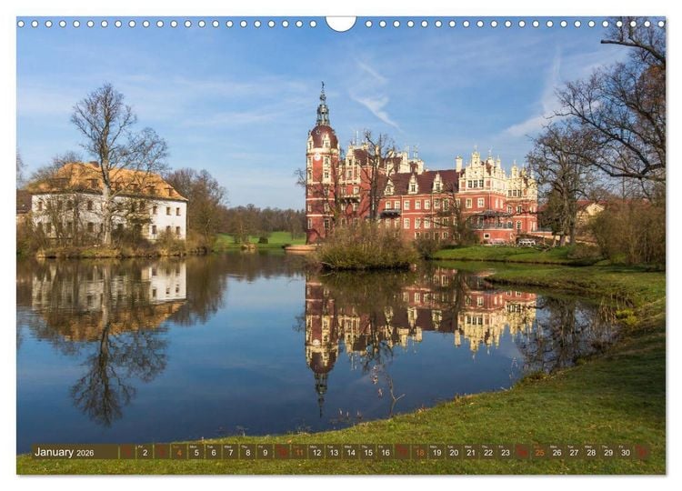 Produktbild: Prince Pueckler Park Bad Muskau (Wall Calendar 2026 DIN A3 landscape), CALVENDO 12 Month Wall Calendar