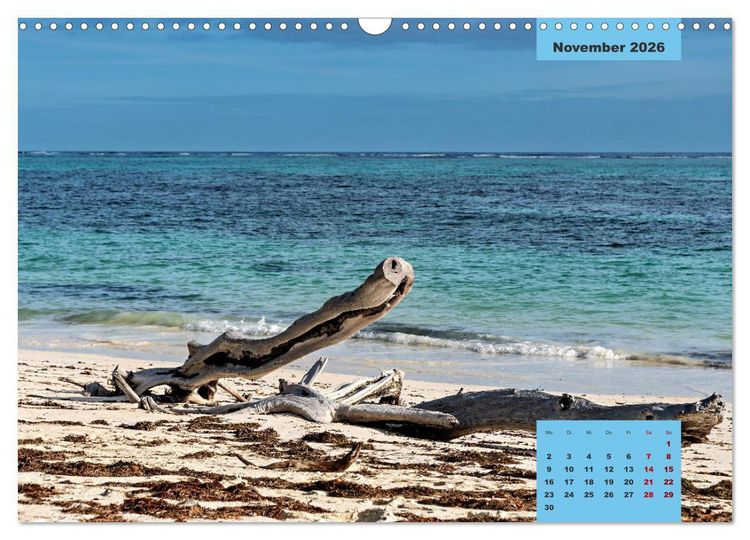 Produktbild: Ein Paradies aus Sand und Meer (Wandkalender 2026 DIN A3 quer), CALVENDO Monatskalender