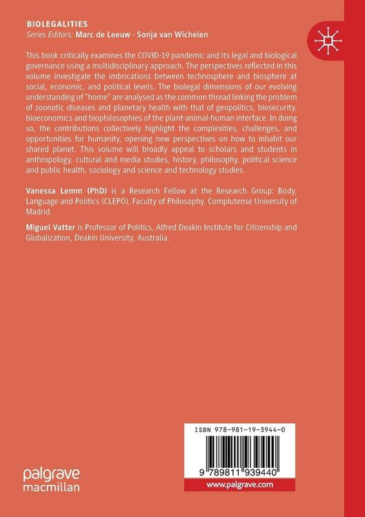 Produktbild: The Viral Politics of Covid-19