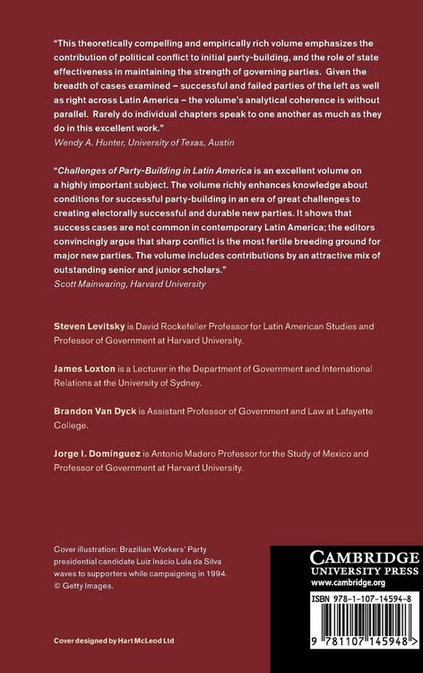 Produktbild: Challenges of Party-Building in Latin America