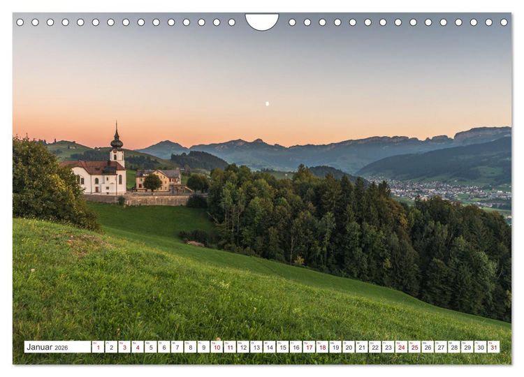 Produktbild: Appenzellerland (Wandkalender 2026 DIN A4 quer), CALVENDO Monatskalender