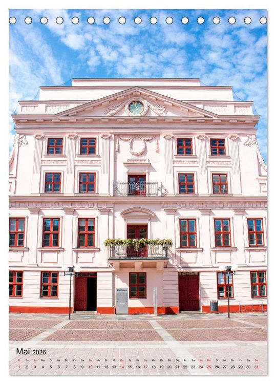 Produktbild: Historisches G&uuml;strow (Tischkalender 2026 DIN A5 hoch), CALVENDO Monatskalender