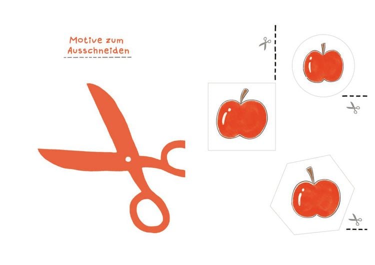 Produktbild: Sch&uuml;ttel den Apfelbaum - Das Ausschneidebuch. Schneiden, kleben, malen f&uuml;r Kinder ab 3 Jahren