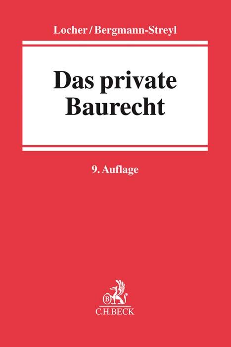 Produktbild: Das private Baurecht