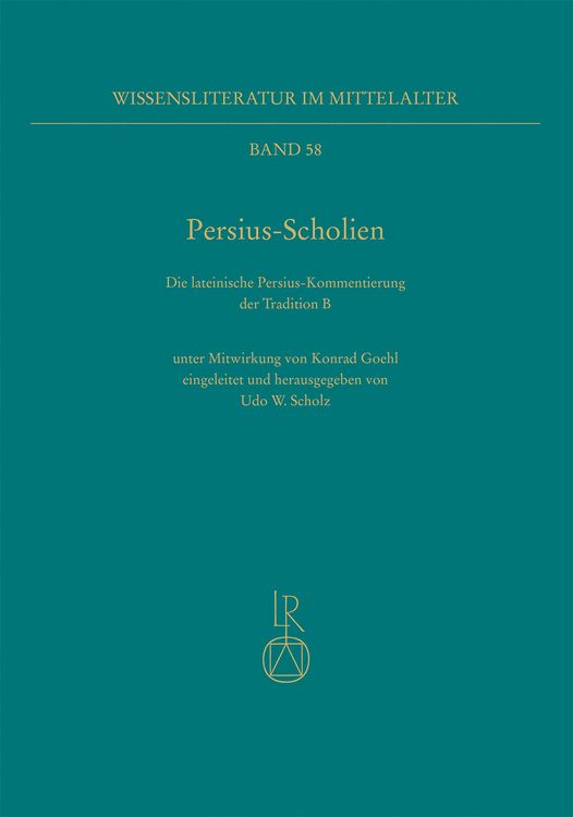 Produktbild: Persius-Scholien