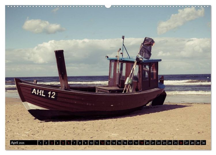 Produktbild: Ostsee - Tr&auml;ume vom Meer (hochwertiger Premium Wandkalender 2026 DIN A2 quer), Kunstdruck in Hochglanz