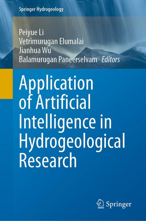 Produktbild: Application of Artificial Intelligence in Hydrogeological Research