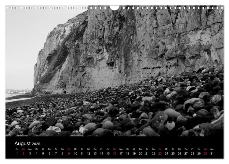 Produktbild: BLACK 'N WHITE (Wandkalender 2026 DIN A3 quer), CALVENDO Monatskalender