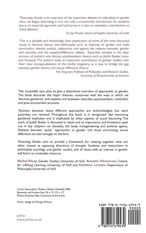Produktbild: Theorizing Gender