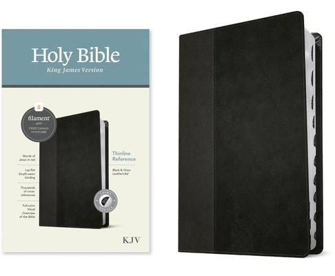Produktbild: KJV Thinline Reference Bible, Filament Enabled (Leatherlike, Black/Onyx, Indexed, Red Letter)