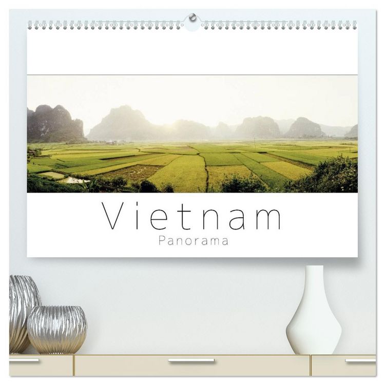 Produktbild: Vietnam Panorama (hochwertiger Premium Wandkalender 2026 DIN A2 quer), Kunstdruck in Hochglanz