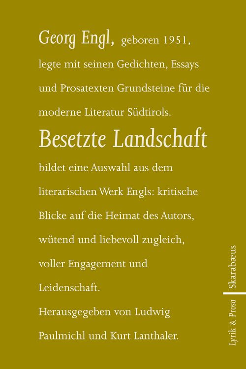 Produktbild: Besetzte Landschaft