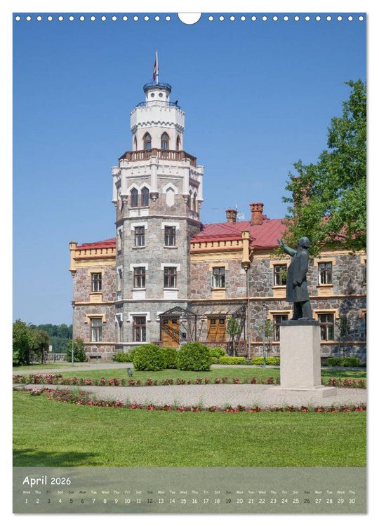 Produktbild: Riga Sigulda Latvia (Wall Calendar 2026 DIN A3 portrait), CALVENDO 12 Month Wall Calendar