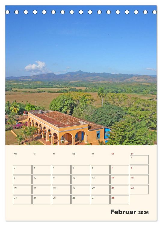 Produktbild: Kuba - Inselparadies in der Karibik (Tischkalender 2026 DIN A5 hoch), CALVENDO Monatskalender