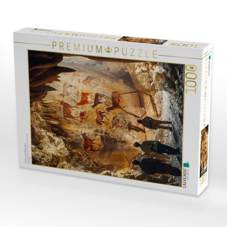 Produktbild: CALVENDO Puzzle Faszinierende H&ouml;hlenmalerei | 1000 Teile Lege-Gr&ouml;&szlig;e 64x48cm Foto-Puzzle f&uuml;r gl&uuml;ckliche Stunden