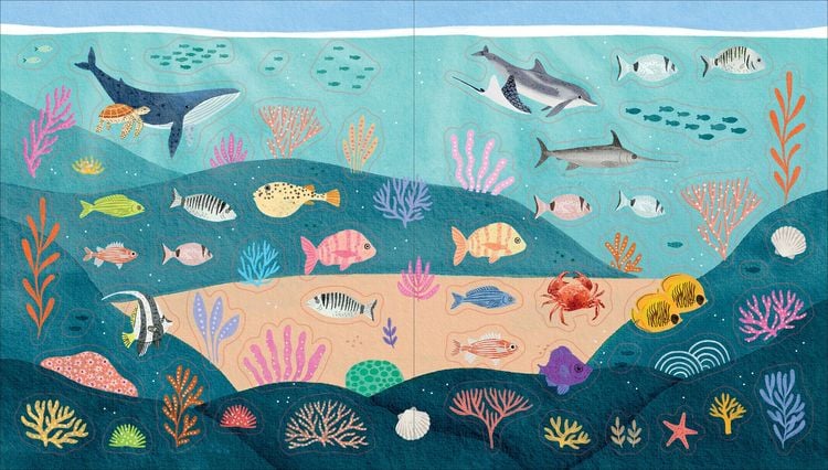 Produktbild: An Ocean Lover's Sticker Book