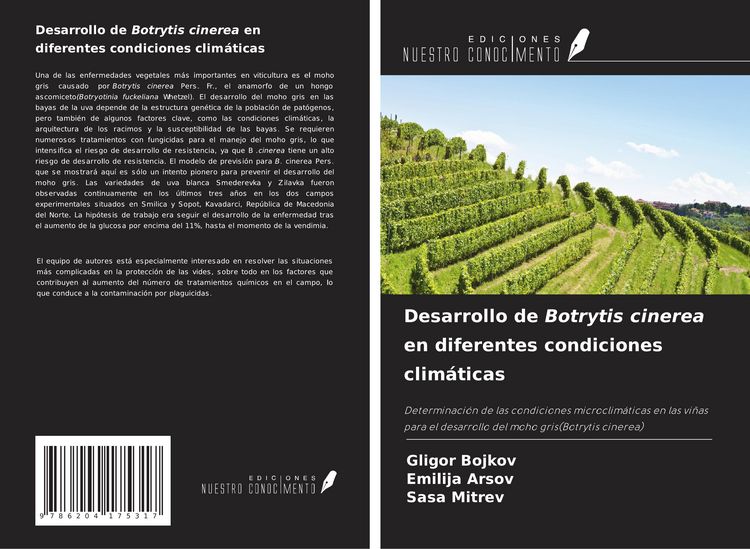 Produktbild: Desarrollo de Botrytis cinerea en diferentes condiciones clim&aacute;ticas