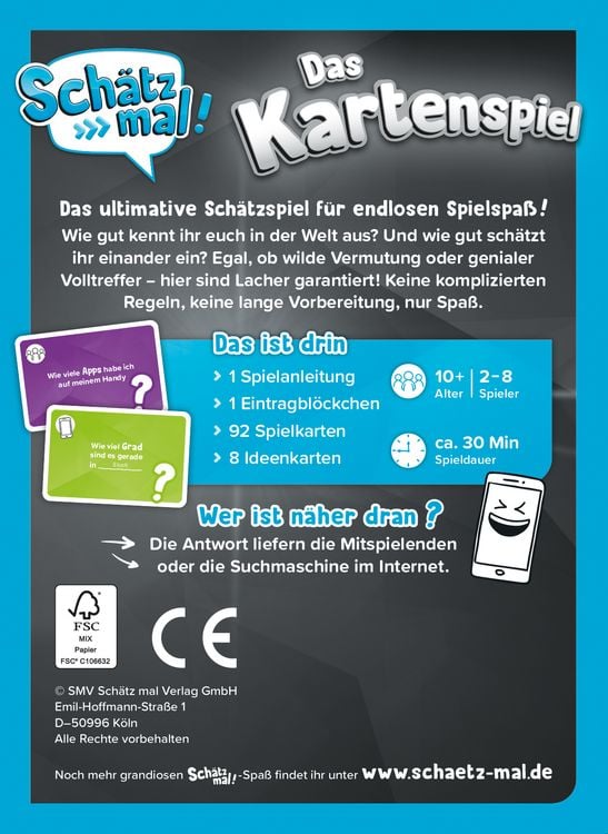 Produktbild: Sch&auml;tz mal! Das Kartenspiel - Classic Edition